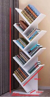 Kệ gỗ trang trí để sách báo GS5T