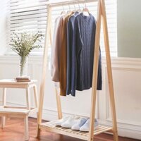 KỆ GỖ TREO QUẦN ÁO 1 TẦNG HÌNH CHỮ A