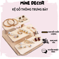 Kệ gỗ trưng bày trang sức, phụ kiện phong cách hiện đại