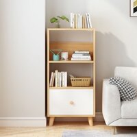 Kệ gỗ tủ Trang Trí Kệ sách gỗ MDF 3 tầng kê phòng ngủ khách, Đồ gỗ Mỹ Sinh cao cấp