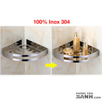 Kệ Góc 1 Tầng Nhà Tắm Inox,Kệ Đựng Đồ Nhà Tắm 1 Tầng Inox 304,Kệ Góc Nhà Tắm