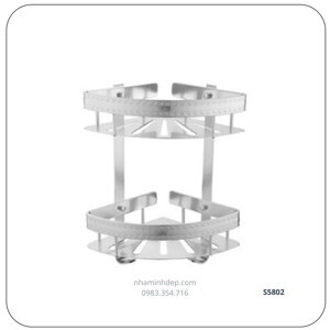 Kệ góc 2 tầng Duraqua S5802
