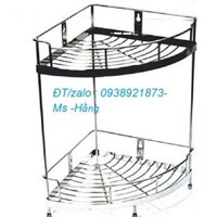 KỆ GÓC 2 TẦNG INOX 304 - GLA2T20I3
