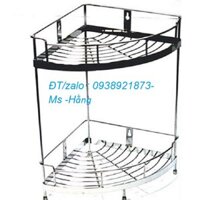 KỆ GÓC 2 TẦNG  INOX 304-GLA2T20I3
