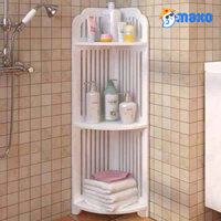 Kệ Góc Đa Năng Gỗ Nhựa 3 Tầng Chống Nước Tuyệt Đối, Kệ Nhà Tắm Trang Trí Phong Cách Hàn Quốc MaXo's