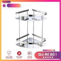 Kệ góc đa năng nhà tắm 2 tầng inox 304 cao cấp không gỉ sét-Nhà Tắm tiện dụng
