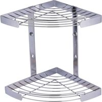 KỆ GÓC DÂY INOX HAI TẦNG BN620