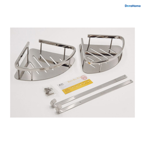 Kệ góc đôi phòng tắm inox Eurolife EL-KG2