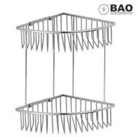 Kệ Góc Inox 2 Tầng Bao Inox - BAOKI-BN520 Inox 304