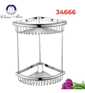 Kệ góc Inox 2 tầng Cleanmax 34666