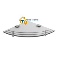 Kệ góc kính cường lực inox 304 KG-02 Toro Home