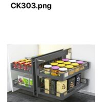 Kệ góc liên hoàn 2 tầng CK303