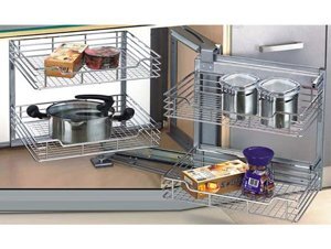 Kệ góc liên hoàn inox nan Edell SP68R