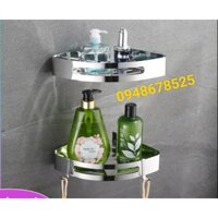 Kệ Góc Nhà Tắm 2 Tầng, 3 Tầng Có Móc Treo Inox 304 Cao Cấp