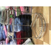 Kệ góc nhà tắm inox 2 tầng kích thước 24x24x41 cm