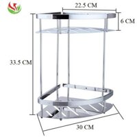 kệ góc nhà tắm INOX 304 cao cấp giá sỉ