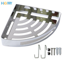 Kệ góc nhà tắm inox 304 loại dày 1.8mm mẫu khoan Hobby Home Decor KG2