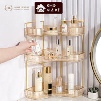 Kệ Góc Nhà Tắm | Kệ đựng phụ kiện - gia vị | Kệ 1 Tầng 2 Tầng 3 Tầng tháo lắp thông minh chất liệu nhựa Mica cao cấp