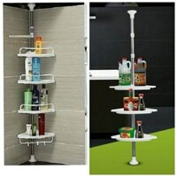 Kệ góc rút 5  tầng để đồ nhà tắm,Kệ góc rút 5 tầng nhà tắm có thể điều chỉnh độ dài tùy ý aladanh-net-vn
