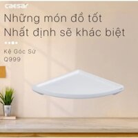 Kệ Góc Sứ để đồ nhà vệ sinh chính hãng Caesar Q999 ( Bao gồm cả bộ vít nở treo kệ )