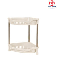 Kệ Góc Tam Giác Nhà Tắm, Nhà Bếp Nhựa Việt Nhật 5562-5563 - Việt Nhật Plastic HN hàng có sẵn