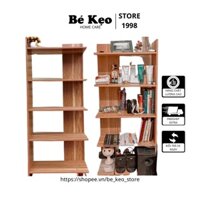 Kệ Góc Tường Gỗ Ép Công nghiệp Cao Cấp Bền Đẹp 5 Tầng, Kệ sách