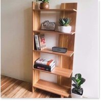 Kệ Góc Tường Gỗ Ép Công Nghiệp Cao Cấp Bền Đẹp 5 Tầng Kê Sách