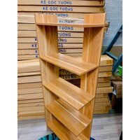 Kệ góc tường, kệ gỗ 5 tầng, kệ gỗ MDF cao cấp để đồ.