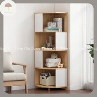 Kệ Góc Tường Mẫu Mới 🌟 FREESHIP 🌟 Kệ Tam Giác Đựng Đồ Trang Trí Gỗ MDF Đa Năng