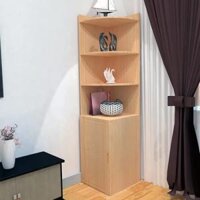 Kệ Góc Tường Phòng Khách Gỗ Công Nghiệp Đẹp Thông Minh