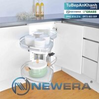 Kệ góc xoay hình lá inox 304 NewEra NE655.900CL