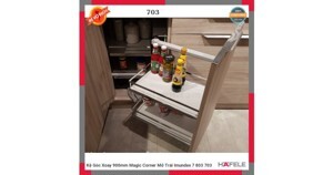 Kệ góc xoay - Magic Corner (Mở trái) 7 803 703