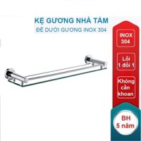 Kệ Gương Cao Cấp, Kệ Kính 100% INOX 304 Để Đồ Nhà Tắm (02)