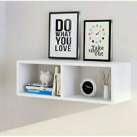 Kệ hình chữ  nhật treo tường 50x25cm