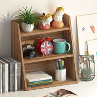 kệ hình thang để bàn , giá kệ gỗ 3 tầng decor phòng làm việc cũng có thể sử dụng để gia vị phòng bếp GA20
