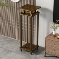 Kệ Hoa Kệ Kiểu Trung Quốc Kệ Hoa Ban Công Nhiều Tầng Chậu Hoa Mọng Nước Gỗ Rắn Phòng Khách Đơn Giản Ban Công Treo Hoa La