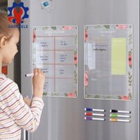 Kế hoạch hàng tuần bảng trắng từ tính SADYUELE cho bút đánh dấu lịch Acrylic tủ lạnh