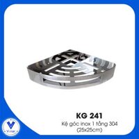 Kệ Inox 1 Tầng 304 KG241 (25x25cm)
