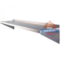 Kệ inox 1 tầng phẳng treo tường P1233