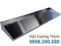Kệ Inox 1 Tầng Treo Tường Phẳng KEI-01