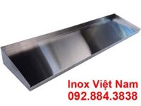Kệ Inox 1 Tầng Treo Tường Phẳng KEI-01