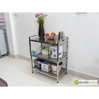 Kệ inox 3 tầng để lò vi sóng và đồ dùng nhà bếp