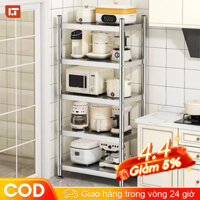 Kệ inox 4 tầng ❤️miễn phí vận chuyển❤️ Kệ bếp inox Kệ inox 304 kích thước nhỏ