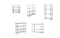 Kệ Inox 4 tầng – inox 304 – gia công theo thiết kế Model: KI4-304
