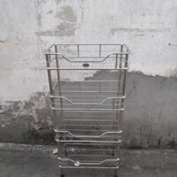 kệ inox 4 tầng size 30x50x100cm(GIAO HỎA TỐC HCM)