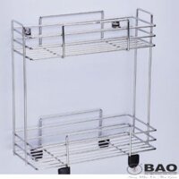 KỆ INOX BAO 2 TẦNG BN 650