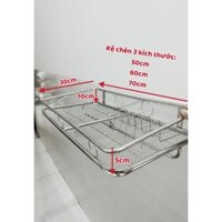 Kệ Inox Đa Năng Úp Chén, Treo Nồi