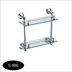 Kệ inox kính thẳng 2 tầng TL-6992