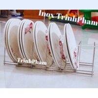Kệ Inox Loại Lớn gác chén đĩa, thớt, nắp nồi.. ráo nước, sắp xếp gọn gàng, tiện nghi cho ngăn bếp
