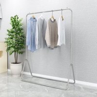 Kệ inox treo quần áo chuyên dụng cho shop quần áo chân tam giác (in02)